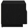 Szafka Nocna z szufladą 2 pcs Czarny Dąb 40 x 39 x 37 cm
