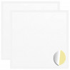 Naklejka 2 pcs Biały Ø 20 x 0,5 mm Papier