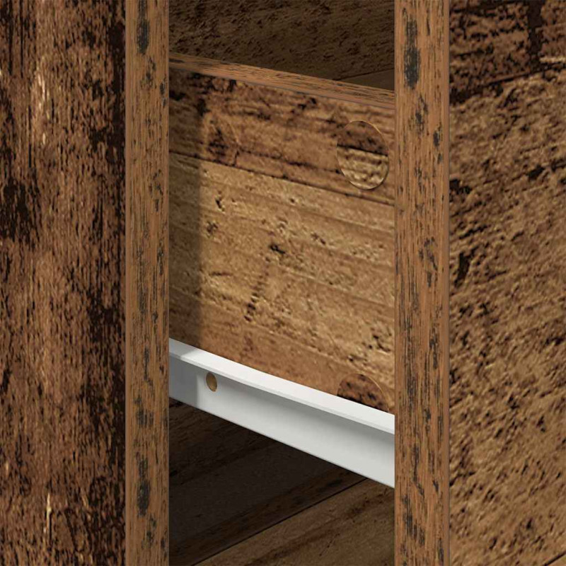 Szafka Nocna z szufladą 2 pcs Stare drewno 50 x 39 x 41 cm