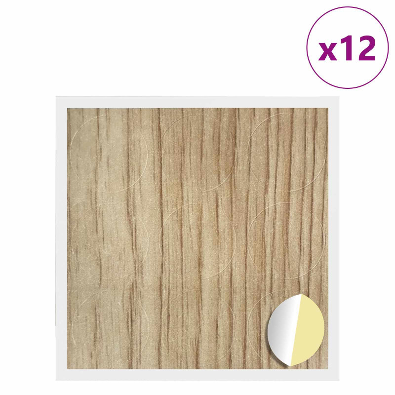Okładka Śrubowa Samoprzylepna 12 pcs Dąb rzemieślniczy
