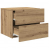 Szafka Nocna z szufladą 2 pcs Dąb rzemieślniczy 50 x 39 x 41 cm