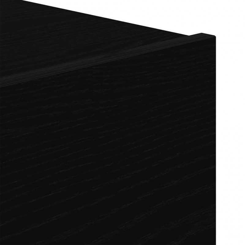Szafka Nocna z szufladą 2 pcs Czarny Dąb 50 x 39 x 41 cm