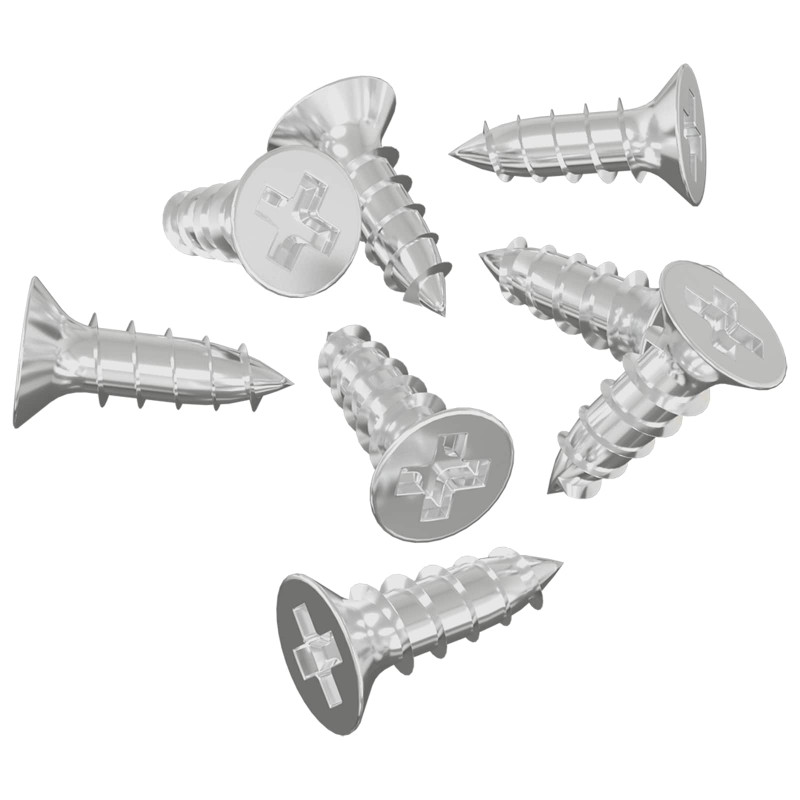 Uchwyt do lustra 2 pcs Nikiel 35 x 30 x 8,3 mm Stal