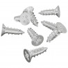 Uchwyt do lustra 2 pcs Nikiel 35 x 30 x 8,3 mm Stal