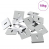 Uchwyt do lustra 340 pcs Nikiel 35 x 30 x 8,3 mm Stal