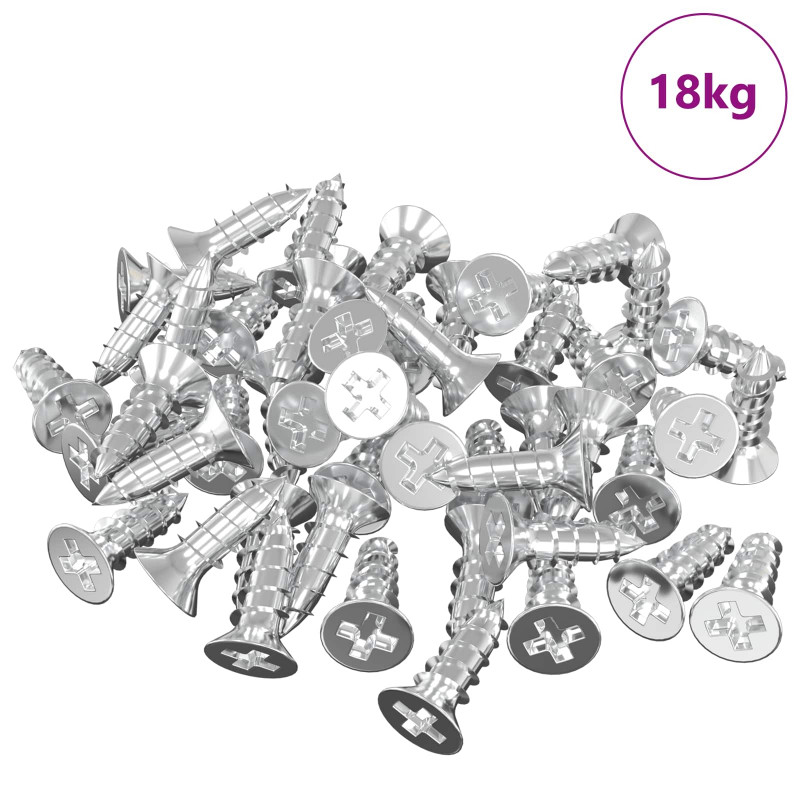 Uchwyt do lustra 340 pcs Nikiel 35 x 30 x 8,3 mm Stal