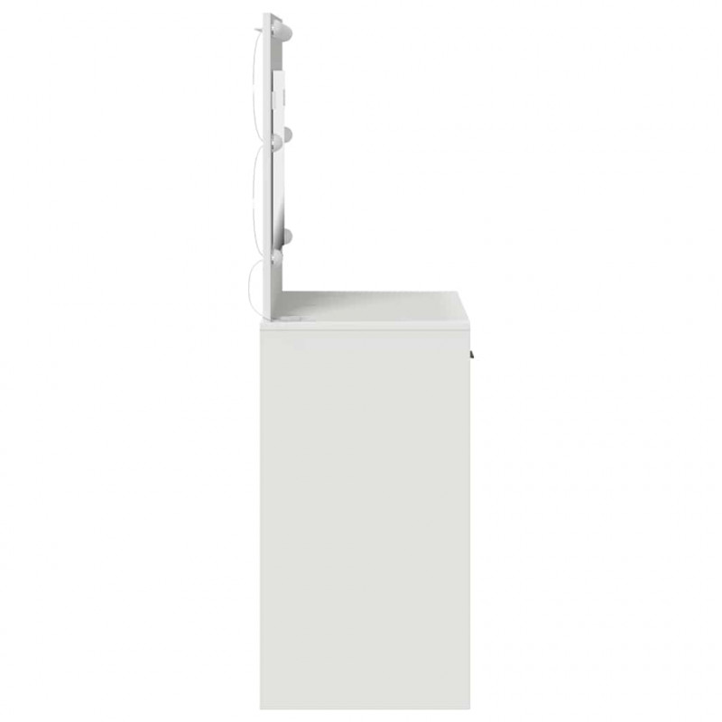Toaletka Biały 78,5 x 41 x 135 cm Materiał drewnopochodny