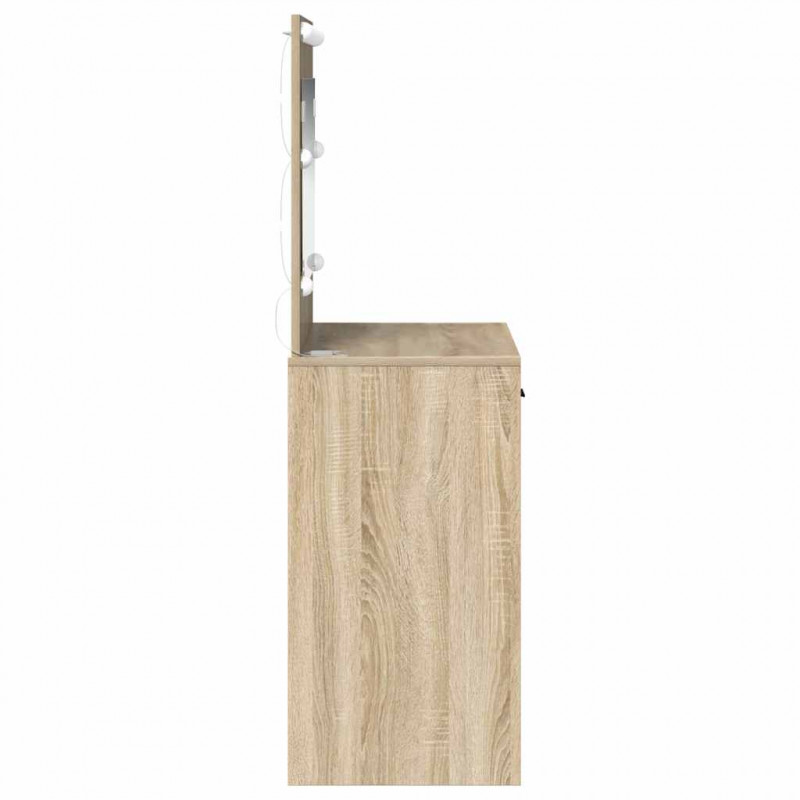 Toaletka Dąb Sonoma 78,5 x 41 x 135 cm Materiał drewnopochodny