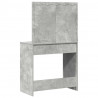 Toaletka z szufladą Z lustrem Betonowy szary 78,5 x 41 x 135 cm