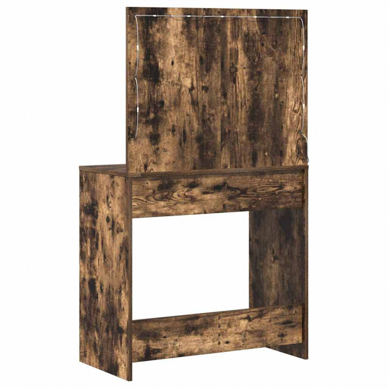 Toaletka Dąb wędzony 78,5 x 41 x 135 cm Materiał drewnopochodny