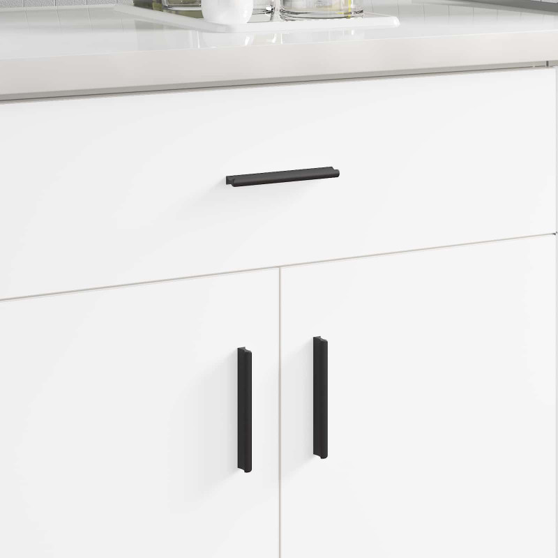 Uchwyt 973 pcs Czarny 106 x 7,4 x 15,5 mm Aluminium