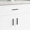 Uchwyt 973 pcs Czarny 106 x 7,4 x 15,5 mm Aluminium