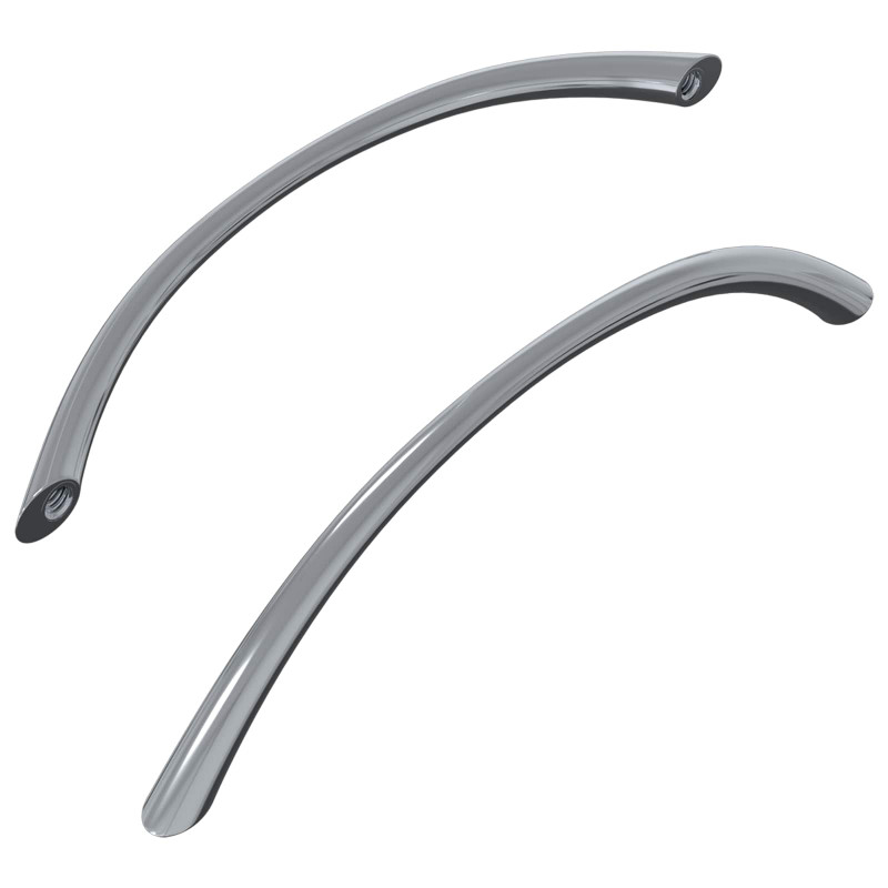 Uchwyt 2 pcs Srebrny 107 x 3.6 x 23 mm Stal nierdzewna