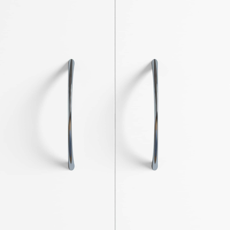 Uchwyt 2 pcs Srebrny 107 x 3.6 x 23 mm Stal nierdzewna