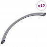Uchwyt 12 pcs Srebrny 107 x 3.6 x 23 mm Stal nierdzewna