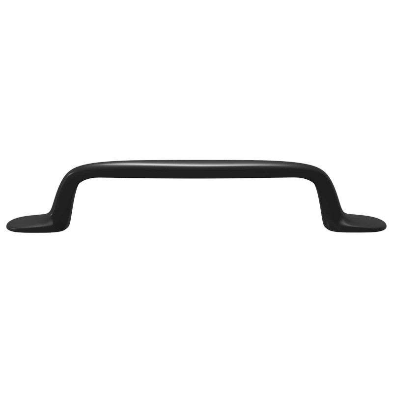 Uchwyt meblowy 250 pcs Czarny 130 x 19,4 x 22,3 mm Aluminium