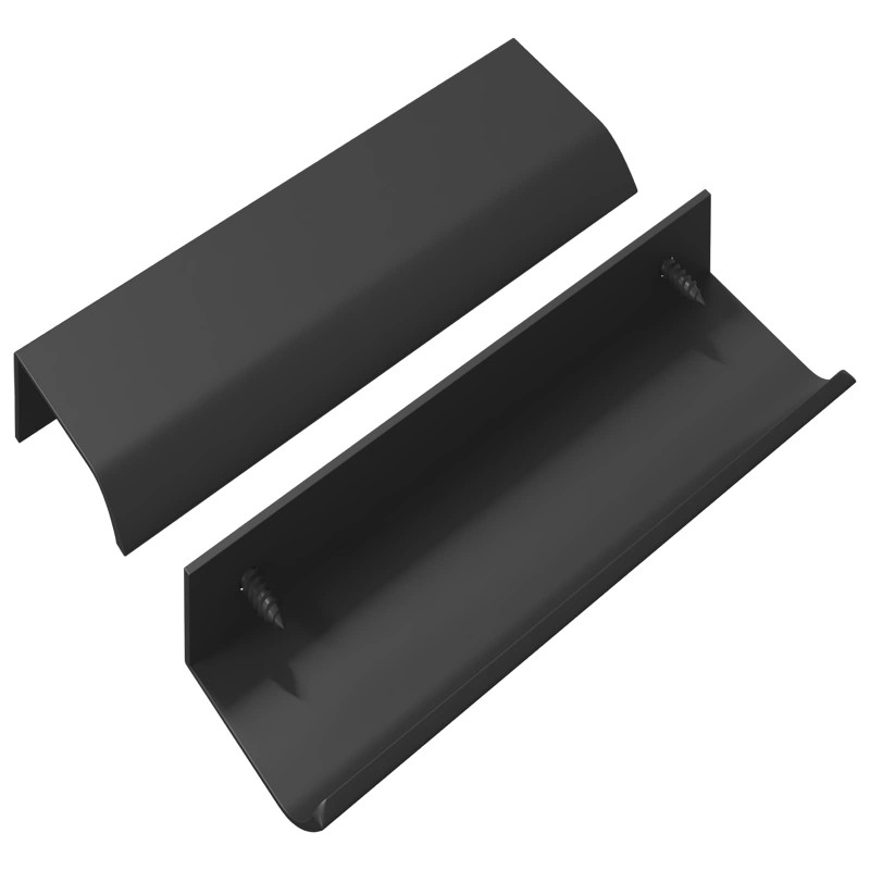 Uchwyt 2 pcs Czarny 120 x 39.6 x 17 mm Aluminium