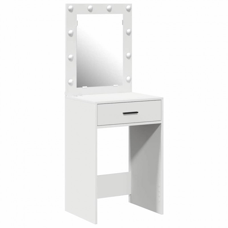 Toaletka Biały 50 x 41 x 135 cm Materiał drewnopochodny