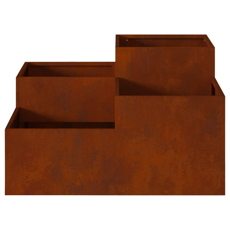 Doniczka ogrodowa Rdzawy 100 x 100 x 48 cm
