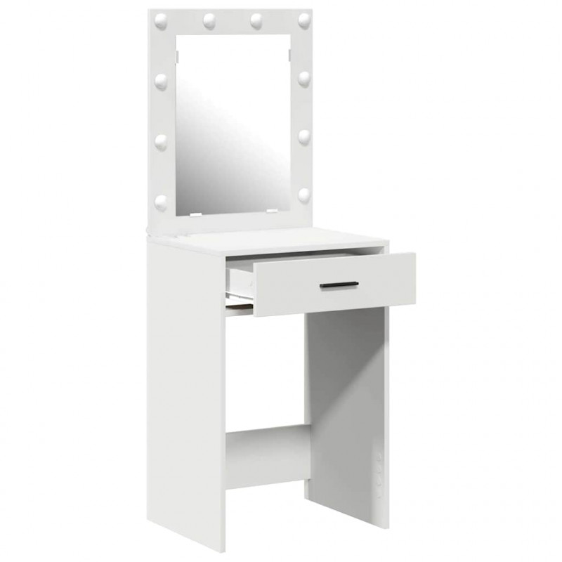 Toaletka Biały 50 x 41 x 135 cm Materiał drewnopochodny