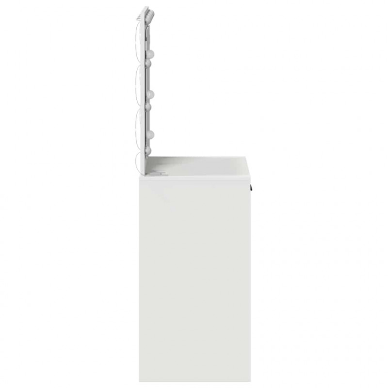 Toaletka Biały 50 x 41 x 135 cm Materiał drewnopochodny
