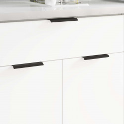 Uchwyt 12 pcs Czarny 120 x 39.6 x 17 mm Aluminium