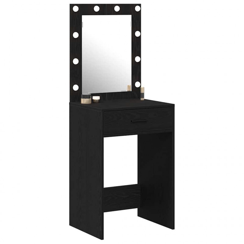 Toaletka Czarny Dąb 50 x 41 x 135 cm Materiał drewnopochodny