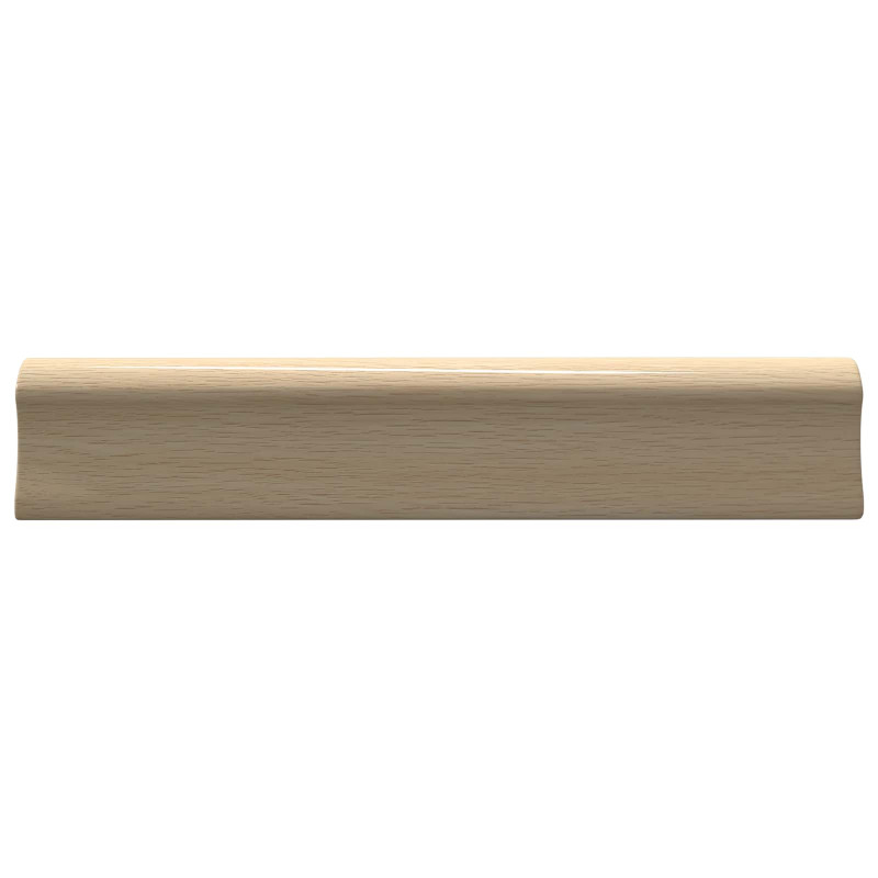 Prosty uchwyt 2 pcs Naturalny kolor drewna 130 x 25 x 30 mm