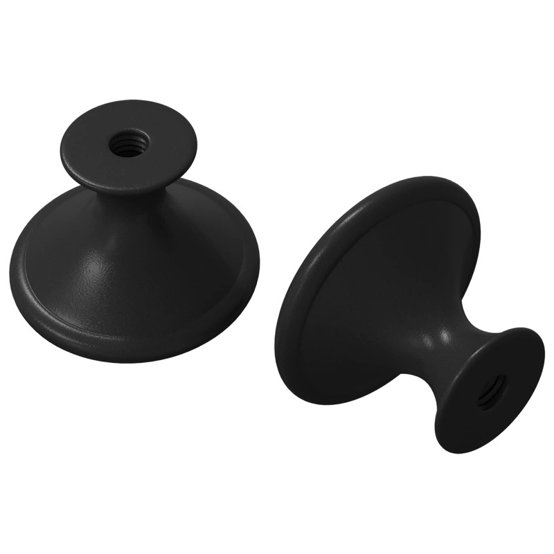 Uchwyt 2 pcs Czarny Ø30 mm Aluminium