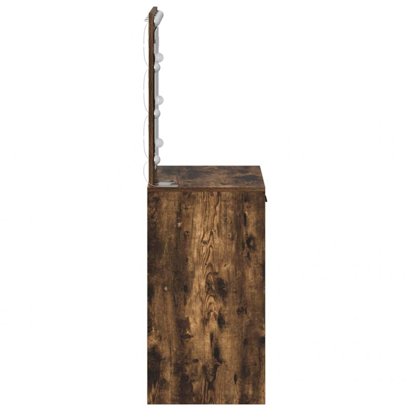 Toaletka Dąb wędzony 50 x 41 x 135 cm Materiał drewnopochodny