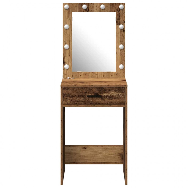 Toaletka Stare drewno 50 x 41 x 135 cm Materiał drewnopochodny