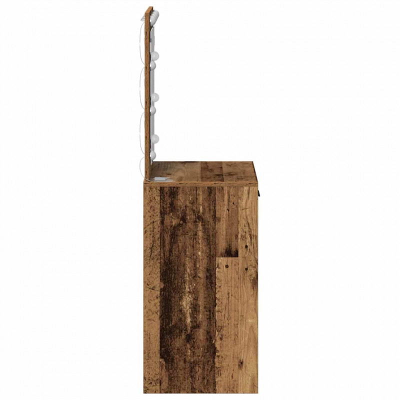 Toaletka Stare drewno 50 x 41 x 135 cm Materiał drewnopochodny