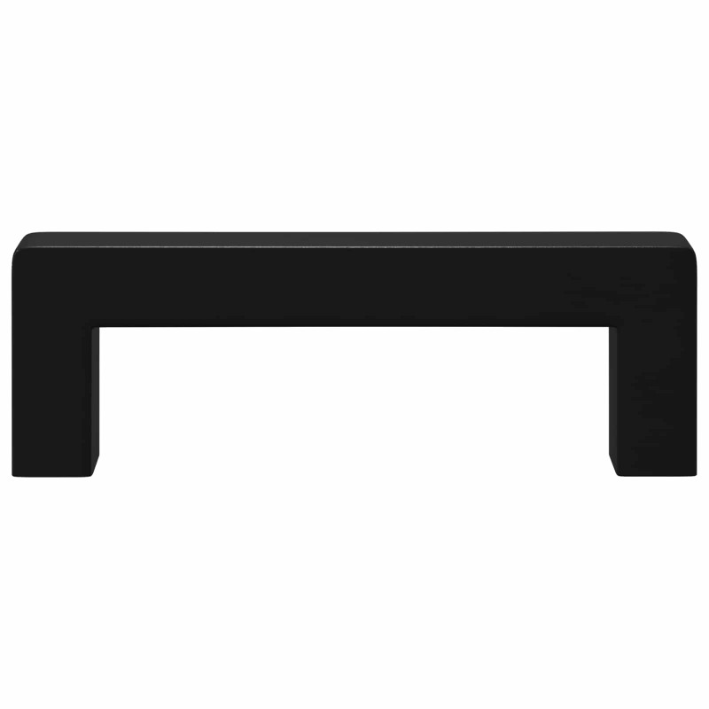 Uchwyt meblowy 12 pcs Czarny 110 x 12 x 36 mm Żelazo