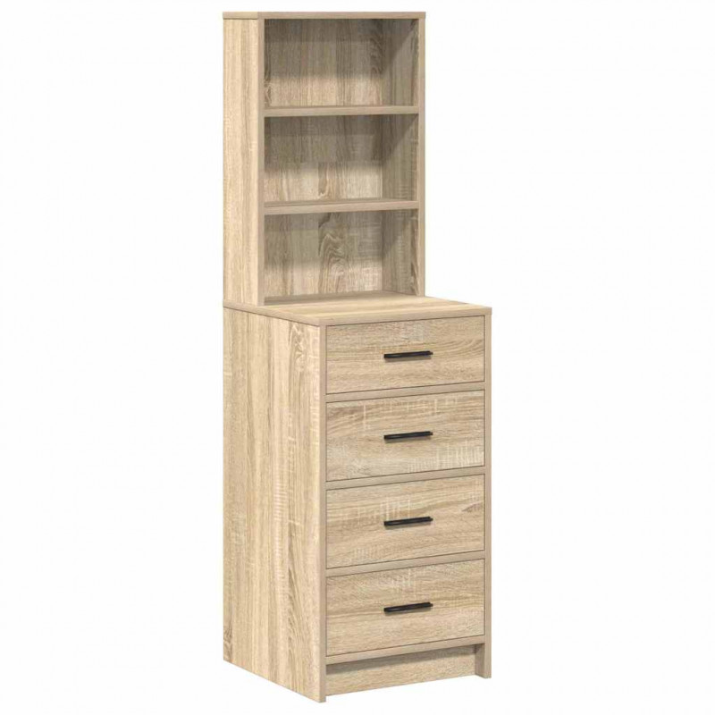 Highboard dąb sonoma 40 x 41 x 135 cm Materiał drewnopochodny