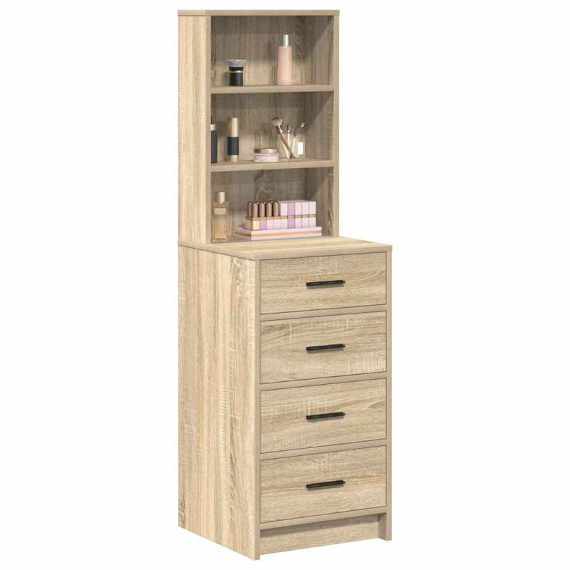 Highboard dąb sonoma 40 x 41 x 135 cm Materiał drewnopochodny