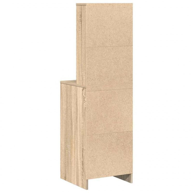 Highboard dąb sonoma 40 x 41 x 135 cm Materiał drewnopochodny