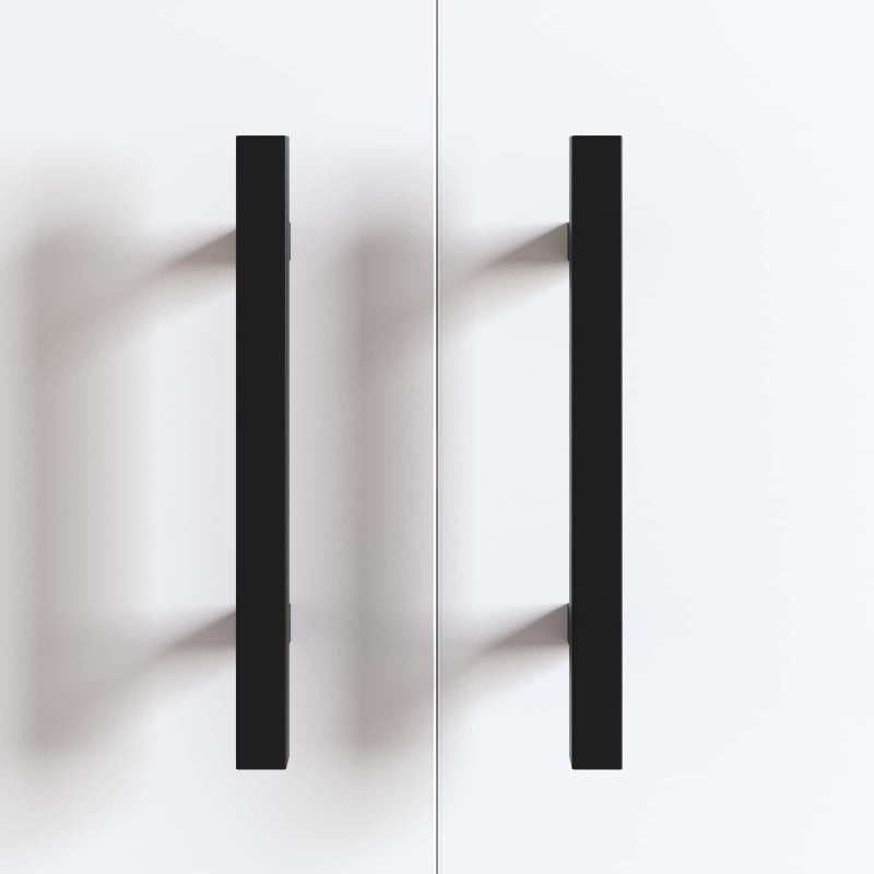 Uchwyt do szafki 2 pcs Czarny 150 x 12,3 x 35,2 mm