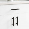Uchwyt do szafki 12 pcs Czarny 150 x 12,3 x 35,2 mm