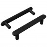 Uchwyt do szafki 2 pcs Czarny 121 x 16.6 x 28.3 mm Żelazo