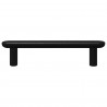 Uchwyt do szafki 2 pcs Czarny 121 x 16.6 x 28.3 mm Żelazo