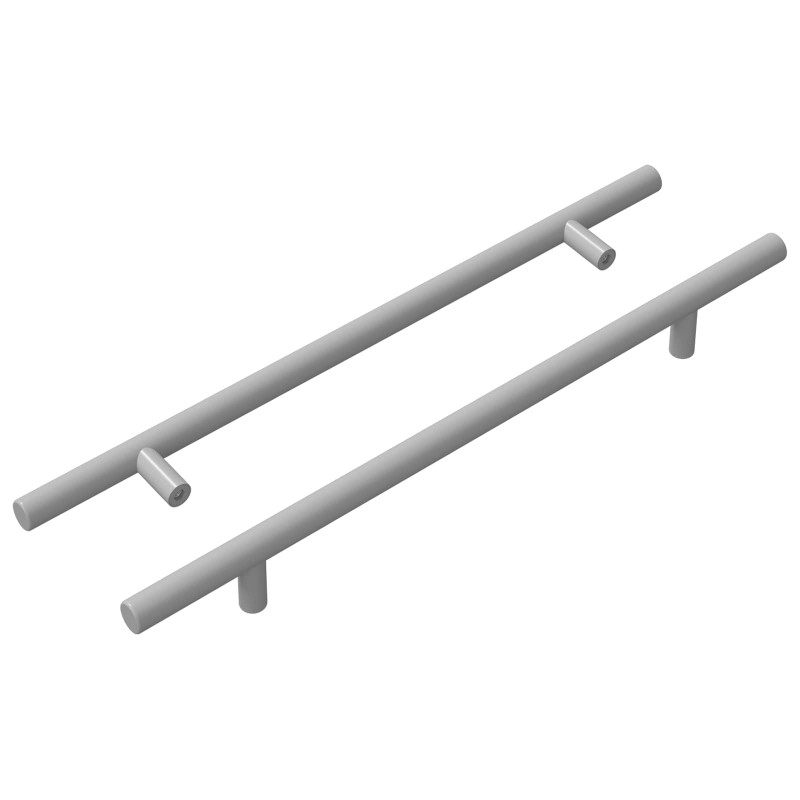 Uchwyt do szafki 2 pcs Srebrny 300 mm Stal nierdzewna