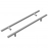 Uchwyt do szafki 2 pcs Srebrny 300 mm Stal nierdzewna