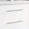 Uchwyt do szafki 12 pcs Srebrny 300 mm Stal nierdzewna