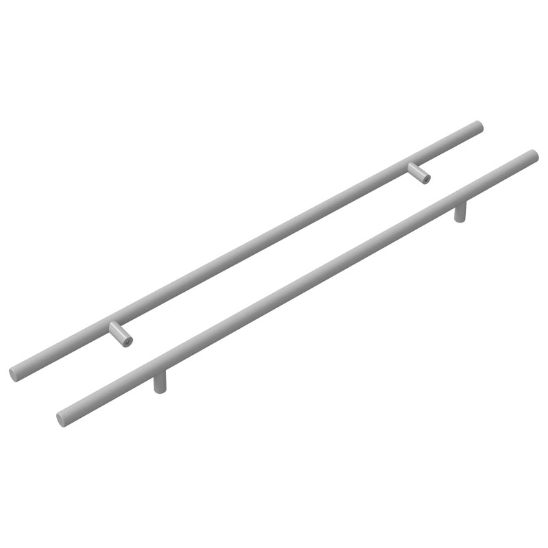 Uchwyt 2 pcs Srebrny 500 mm Stal