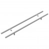 Uchwyt 2 pcs Srebrny 500 mm Stal