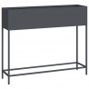Podwyższona doniczka ogrodowa Antracyt 100 x 26 x 82 cm Stal