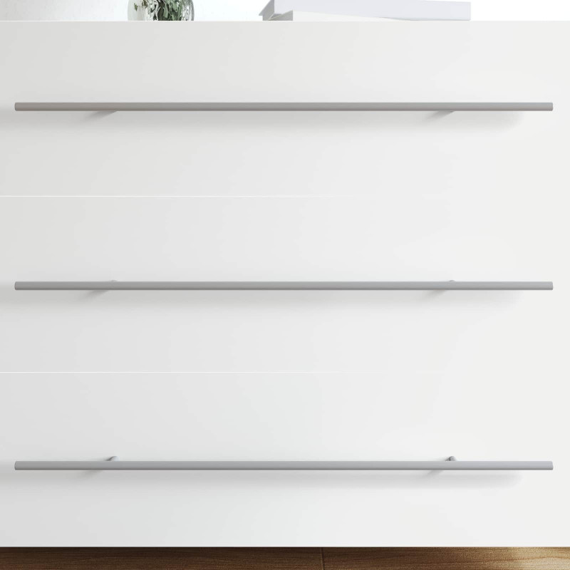Uchwyt do szafki 2 pcs Srebrny 700mm Stal nierdzewna
