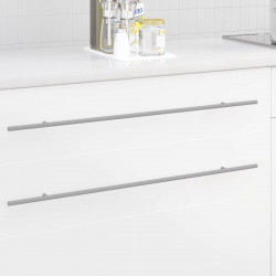 Uchwyt do szafki 2 pcs Srebrny 800 mm Stal nierdzewna