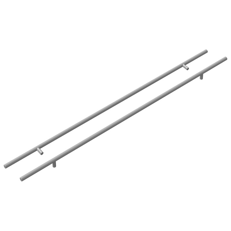 Uchwyt do szafki 2 pcs Srebrny 800 mm Stal nierdzewna