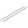 Uchwyt do szafki 2 pcs Srebrny 800 mm Stal nierdzewna